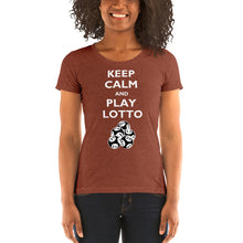 Load image into Gallery viewer, KEEP CALM Ladies&#39; Triblend Short Sleeve T