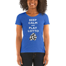 Load image into Gallery viewer, KEEP CALM Ladies&#39; Triblend Short Sleeve T