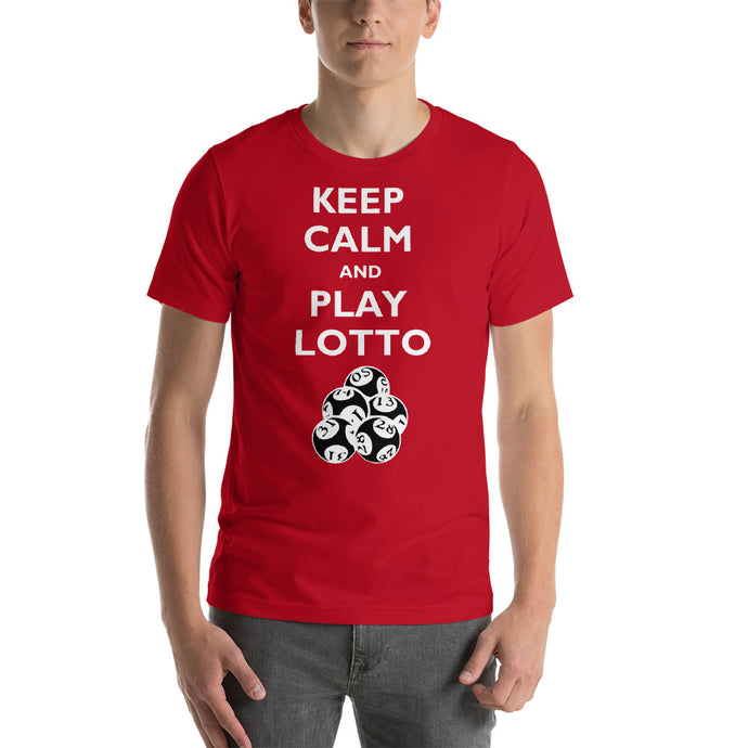 I Won the Lottery Short Sleeve Jersey T (RED)