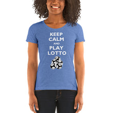 Load image into Gallery viewer, KEEP CALM Ladies&#39; Triblend Short Sleeve T